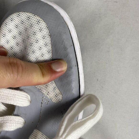 Nike Breathe White/Gray Dunk Sky Hi 2.0 Lace Up Wedge Sneakers Size 6 US - Picture 7 of 11